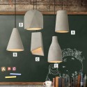 1 Light Cement Pendant Light