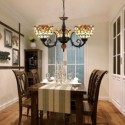 Unique Stained Glass Pendant Lamp Glass Chandelier