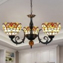 Unique Stained Glass Pendant Lamp Glass Chandelier