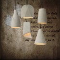 1 Light Cement Pendant Light