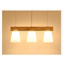 3 Light Modern/ Contemporary Wood Pendant Light