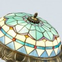 Stained Glass Flush Mount Antique Style Decorative Ceiling Lamp