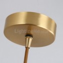 Brass Diamond Pendant Light Modern Stained Glass Hanging Light Length Adjustable