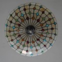 Stained Glass Umbrella Pendant Light 5 Light Fixture