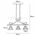 Stained Glass Pendant Light Retro Ceiling Light Fixture