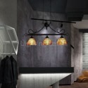 Stained Glass Pendant Light Retro Ceiling Light Fixture