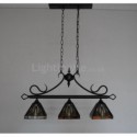 Stained Glass Pendant Light Retro Ceiling Light Fixture