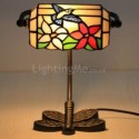 Small Table Lamp Restaurant Stained Glass Bird Desk Lamp