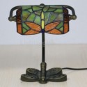 Table Lamp Dragonfly Stained Glass Desk Lamp Decorative Light