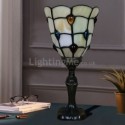 Vintage Table Lamp Stained Glass Bedside Lamp Desk Light