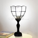 Table Lamp Vintage Stained Glass Beside Light