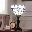 Vintage Bedside Lamp Decorative Stained Glass Desk Lamp