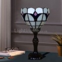 Vintage Bedside Lamp Decorative Stained Glass Desk Lamp