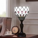 Table Lamp Stained Glass Lamp Shade Retro Mediterranean Desk Light