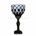 Table Lamp Stained Glass Lamp Shade Retro Mediterranean Desk Light