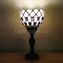 Table Lamp Stained Glass Lamp Shade Retro Mediterranean Desk Light