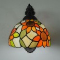 Sunflower Wall Sconce Style Stained Glass Wall Light Staircase