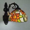 Sunflower Wall Sconce Style Stained Glass Wall Light Staircase