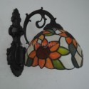 Sunflower Wall Sconce Style Stained Glass Wall Light Staircase