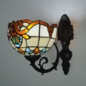 Wall Sconce Stained Glass Sconces 1 Lightoque Style Wall Light