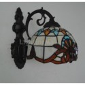 Wall Sconce Stained Glass Sconces 1 Lightoque Style Wall Light