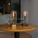Rechargeable Desk Lamp USB Flame Water Droplet Warm White Atmosphere Lamp