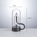 Rechargeable Desk Lamp USB Flame Water Droplet Warm White Atmosphere Lamp