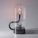 Rechargeable Desk Lamp USB Flame Water Droplet Warm White Atmosphere Lamp