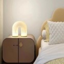 Table Lamp French Cream Style U-shaped Bedside Lamp