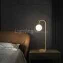 Modern Table Lamp Brushed Gold Desk Lamp