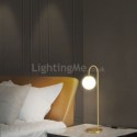 Modern Table Lamp Brushed Gold Desk Lamp