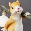 Table Light Resin Squirrel Table Lamp Animal Desk Lamp