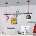 2 Light Northern Europe Steel Pendant Light