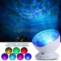 USB Night Light Ocean Projector Night Light Bedside Lamp