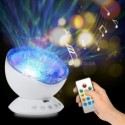 USB Night Light Ocean Projector Night Light Bedside Lamp