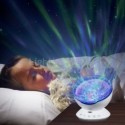 USB Night Light Ocean Projector Night Light Bedside Lamp