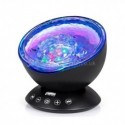 USB Night Light Ocean Projector Night Light Bedside Lamp