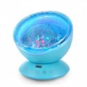 USB Night Light Ocean Projector Night Light Bedside Lamp