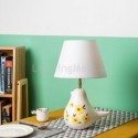 Fabric Table Lamp Minimalist Bird Ceramic Table Light