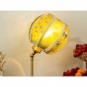 Fabric Table Lamp Embroidery Lantern Table Light