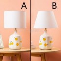 Fabric Table Lamp Modern Simple Ceramic Table Light