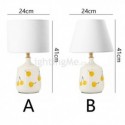 Fabric Table Lamp Modern Simple Ceramic Table Light