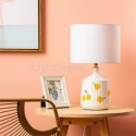 Fabric Table Lamp Modern Simple Ceramic Table Light