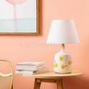 Fabric Table Lamp Modern Simple Ceramic Table Light