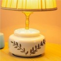 Fabric Table Lamp American Pleated Table Light
