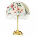 European Fabric Table Lamp Printed Embroidery Table Light