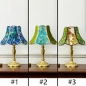 Fabric Table Lamp American Painted Table Light