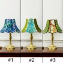 Fabric Table Lamp American Painted Table Light