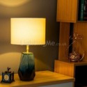 American Table Lamp Faceted Ceramic Table Light