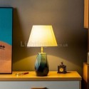 American Table Lamp Faceted Ceramic Table Light